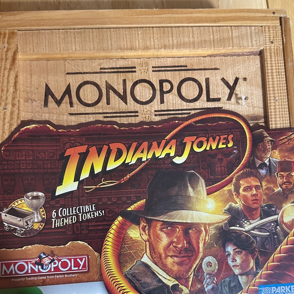 Indiana Jones NWT Monopoly Board Game - Multicolor